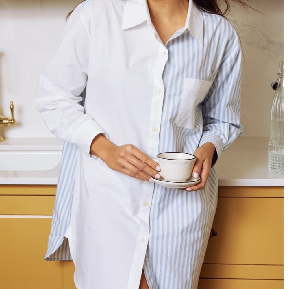 Printfresh Everyday Button Down In Weekend Stripe… - image 3